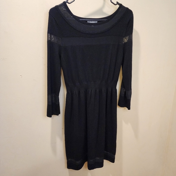 Neiman Marcus Black Semi-formal Short Black Dress with Mesh Detail size … - Picture 3 of 13